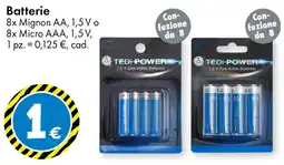 Tedi Batterie TEDI POWER offerta