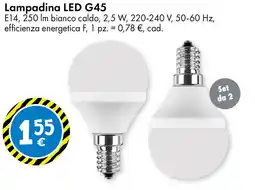Tedi Lampadina LED G45 offerta
