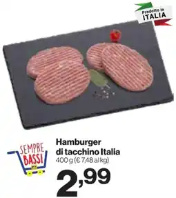 In'S Mercato Hamburger di tacchino Italia offerta