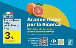 Carrefour Arance Rosse AIRC per la Ricerca offerta