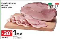 Carrefour Prosciutto Cotto Grigliato Alta Qualità offerta