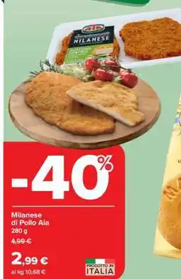 Carrefour Milanese di Pollo Aia offerta