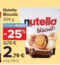 Carrefour NUTELLA BISCUITS offerta