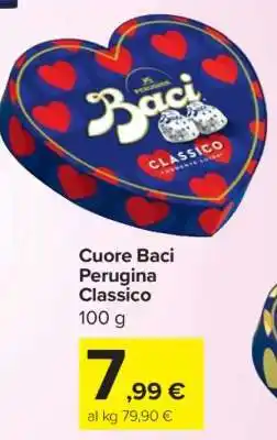 Carrefour Cuore Baci Perugina Classico offerta