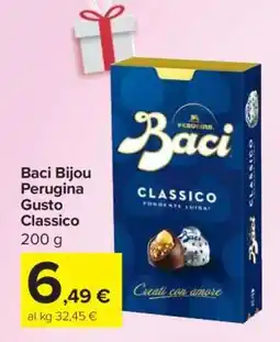 Carrefour Baci Bijou Perugina Gusto Classico offerta
