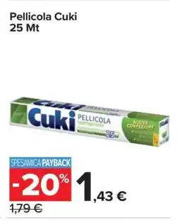 Carrefour Pellicola Cuki 25 Mt offerta
