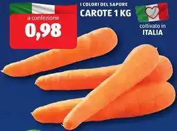 ALDI I colori del sapore carote offerta
