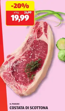 ALDI Il podere costata di scottona offerta