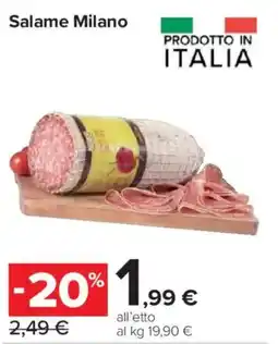 Carrefour Express Salame Milano offerta