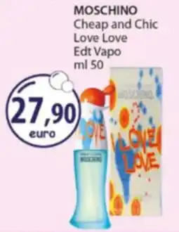 Acqua & Sapone MOSCHINO Cheap and Chic Love Love Edt Vapo offerta