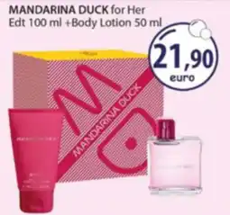 Acqua & Sapone MANDARINA DUCK for Her Edt +Body Lotion offerta
