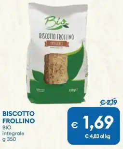 MD Discount Biscotto frollino bio integrale offerta