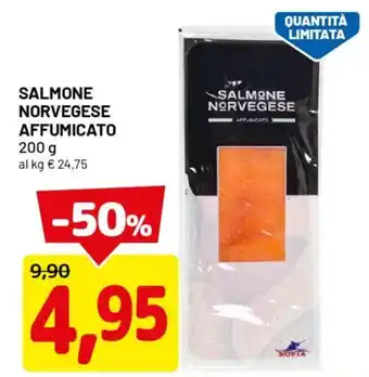 Salmone norvegese affumicato