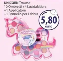 Acqua & Sapone UNICORN Trousse 10 Ombretti +4 Lucidalabbra +1 Applicatore +1 Pennello per Labbra offerta