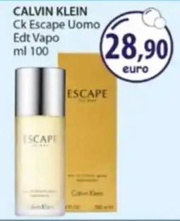 Acqua & Sapone CALVIN KLEIN Ck Escape Uomo Edt Vapo offerta