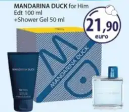 Acqua & Sapone MANDARINA DUCK for Him Edt +Shower Gel offerta