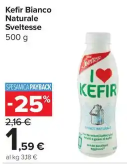 Carrefour Express Kefir Bianco Naturale Sveltesse offerta