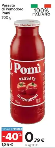 Carrefour Express Passata di Pomodoro Pomì offerta