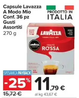 Carrefour Express Capsule Lavazza A Modo Mio offerta