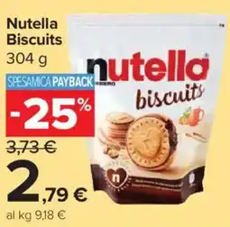 Carrefour Express Nutella Biscuits offerta