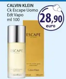 Acqua & Sapone CALVIN KLEIN Ck Escape Uomo Edt Vapo ml 100 offerta