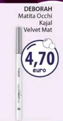 Acqua & Sapone DEBORAH Matita Occhi Kajal Velvet Mat offerta