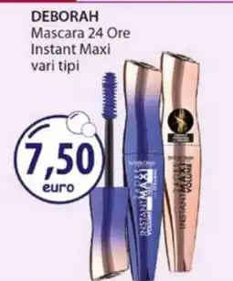 Acqua & Sapone DEBORAH Mascara 24 Ore Instant Maxi offerta