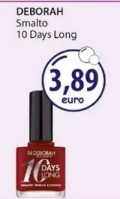 Acqua & Sapone DEBORAH Smalto 10 Days Long offerta
