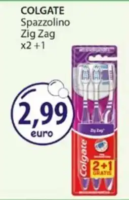 Acqua & Sapone COLGATE Spazzolino Zig Zag x2 +1 offerta