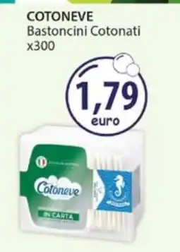 Acqua & Sapone COTONEVE Bastoncini Cotonati x300 offerta