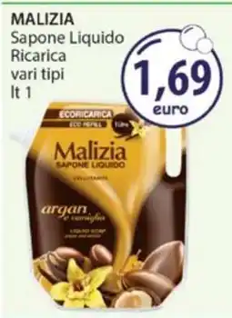 Acqua & Sapone MALIZIA Sapone Liquido Ricarica offerta