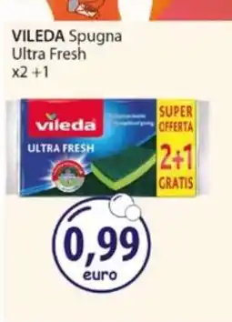 Acqua & Sapone VILEDA Spugna Ultra Fresh x2 +1 offerta