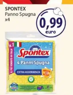 Acqua & Sapone SPONTEX Panno Spugna x4 offerta