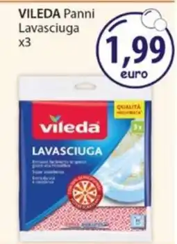 Acqua & Sapone VILEDA Panni Lavasciuga x3 offerta