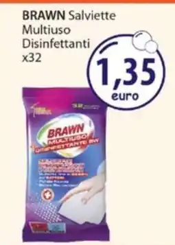 Acqua & Sapone BRAWN Salviette Multiuso Disinfettanti x32 offerta