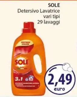 Acqua & Sapone SOLE Detersivo Lavatrice offerta