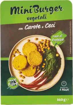 MD Discount MINIBURGER VEGETALI carote e ceci offerta