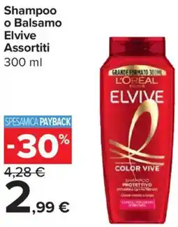 Carrefour Express Shampoo o Balsamo Elvive offerta