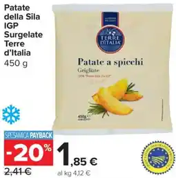 Carrefour Express Patate della Sila IGP Surgelate Terre d'Italia offerta
