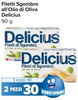 Carrefour Express Filetti Sgombro all'Olio di Oliva Delicius offerta