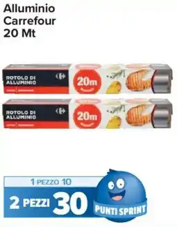 Carrefour Express Alluminio Carrefour 20 Mt offerta