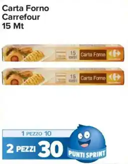 Carrefour Express Carta Forno Carrefour 15 Mt offerta