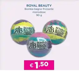 Acqua & Sapone ROYAL BEAUTY Bomba bagno frizzante monodose offerta