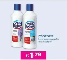 Acqua & Sapone LYSOFORM Detergente superfici offerta