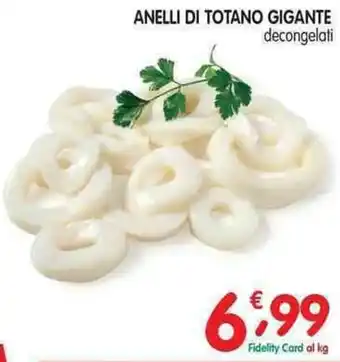 Anelli di totano gigante decongelati