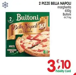 D'Ambros 2 PIZZE BELLA NAPOLI Buitoni offerta