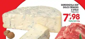 Gorgonzola dop dolce cremoso 5 stelle