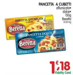 D'Ambros Pancetta affumicata Beretta offerta