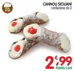 D'Ambros Cannoli siciliani confezione da 3 offerta