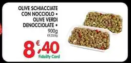 D'Ambros Olive schiacciate con nocciolo olive verdi denocciolate offerta